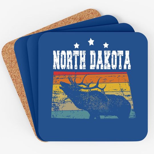 Vintage North Dakota Hunter Coaster