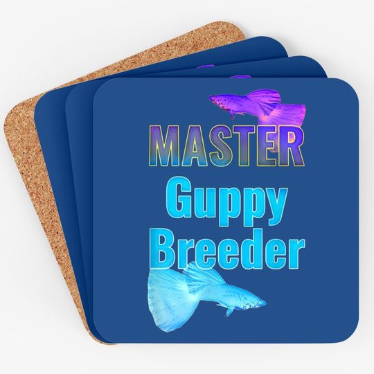 Master Guppy Breeder Aquarium Fish Coaster