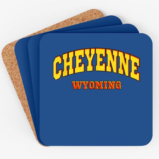 Cheyenne State Of Wyoming Coaster