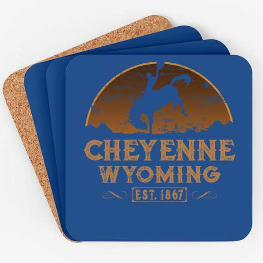Cheyenne Wyoming Rodeo Cowboy Coaster