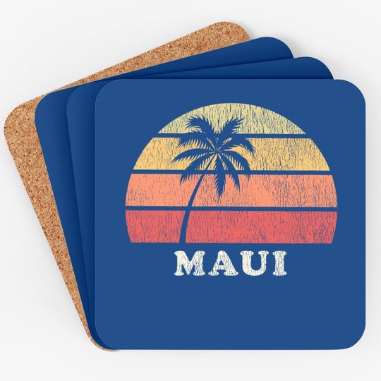 Maui Hi Vintage 70s Retro Throwback Coaster