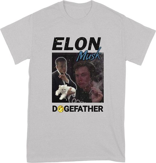 Elon Musk The Dogefather Dogecoin T Shirt