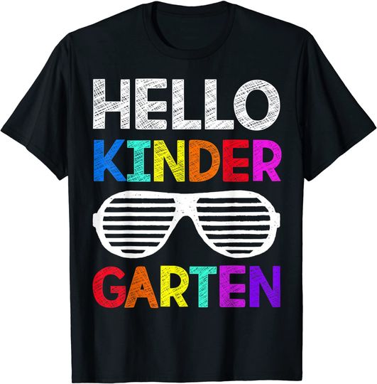 Hello Kindergarten Back To School Teacher Student T Shirt