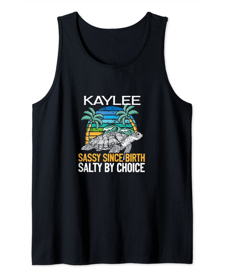Sassy & Salty Quote Beach Lover Tank Top