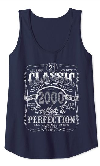 Vintage 2000 Limited Edition Gift 21st Birthday Tank Top