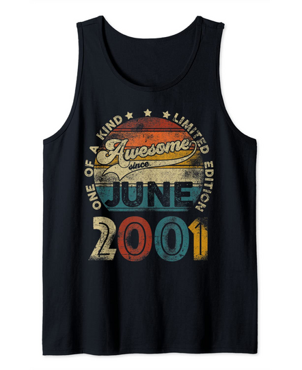 20th birthday Made in June 2001 Tank Top