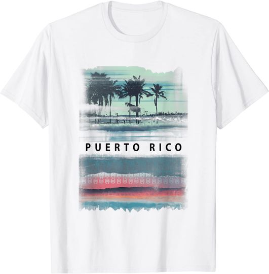 Puerto Rico Beach Vacation Native Souvenir Boricua Artistic T Shirt