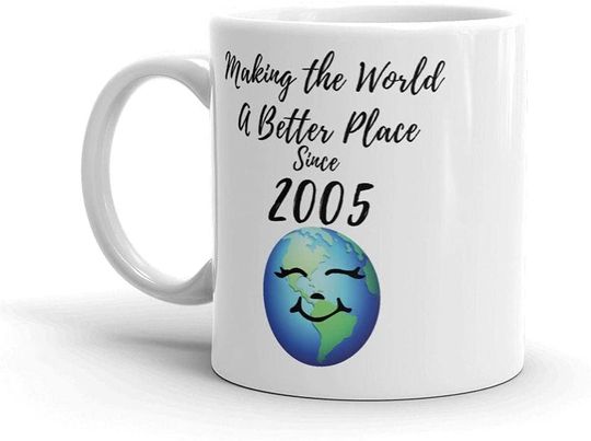 Making The World A Better Place Since 2005 Ceramic Mug