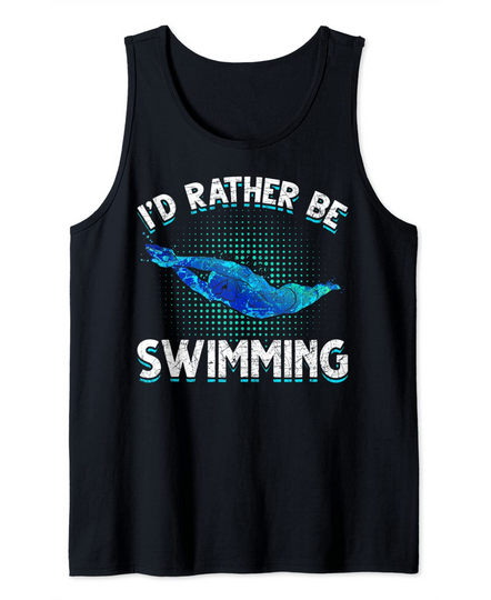 Aquatic Sport Swimming Lover Swim Swimmer Swimming Tank Top