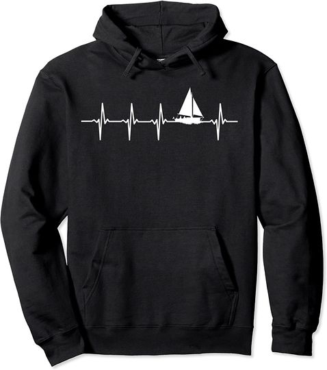 Sailing Heartbeat Hoodie For Sailors