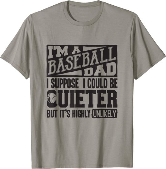 Baseball Dad Shirt Men Baseball Lover T-Shirt