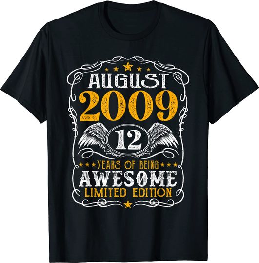12 Years Old August 2009 Limited Edition T-Shirt