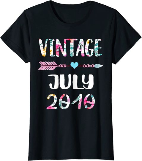 July Girls 2010 11 Year Vintage Since 2010 T-Shirt