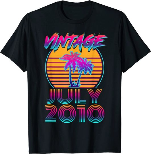 11 Year Old Vintage 80s July 2010 T-Shirt