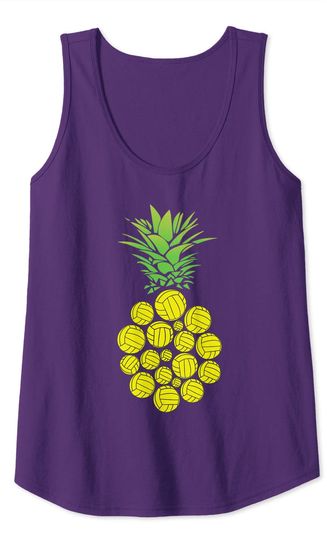 Pineapple Volleyball Fruit Beach Hawaii Hawaiian Tank Top