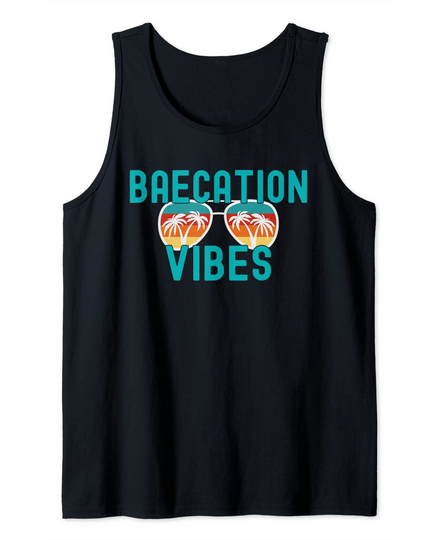 Cute Couples Trip Matching Vacation Baecation Vibes Tank Top
