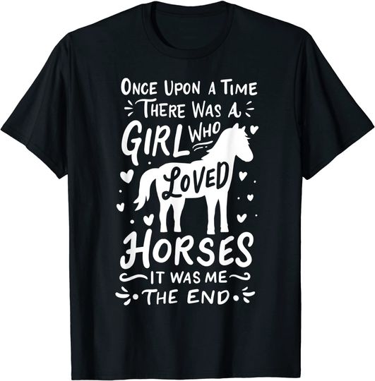 Horse Girl Horses Show Jumping Western Riding Barrel Racing T-Shirt