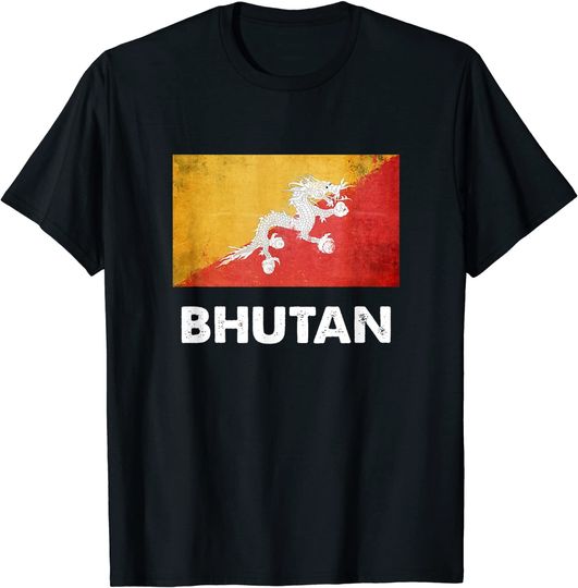 Bhutan Flag Bhutanese T Shirt