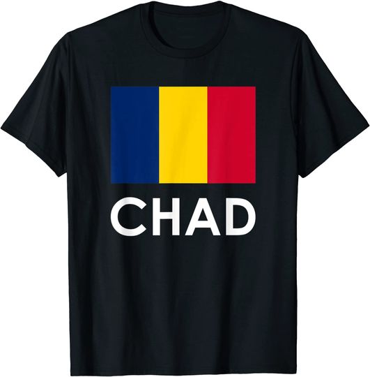 Chad Name and Flag gift Africa Country T-Shirt