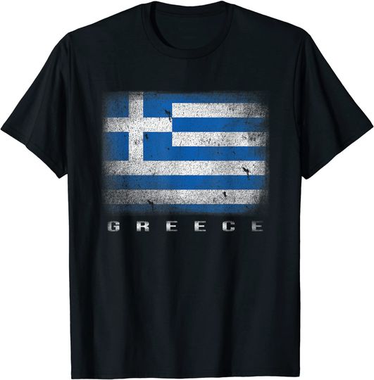 Greece Greek Flag Hellas Souvenir T Shirt