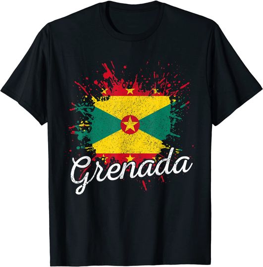 Grenadian Flag Pride Caribbean T Shirt