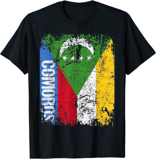COMOROS Flag Vintage T-Shirt
