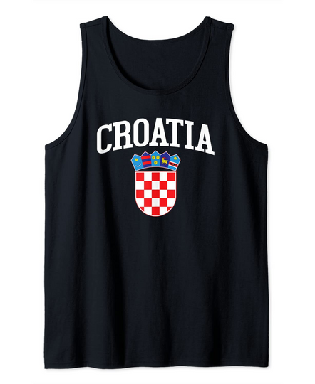 Hrvatska Croatian Flag Croats Gift Tank Top