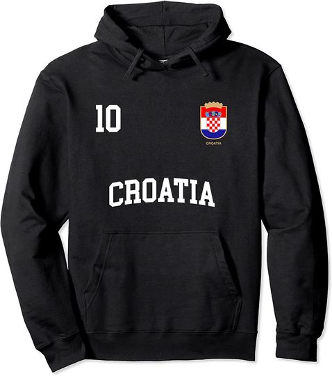 Croatia Hoodie 10 Flag Soccer Team Football Shirt