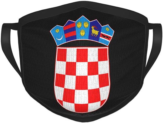 Coat of arms of Croatia Adult Face Mask