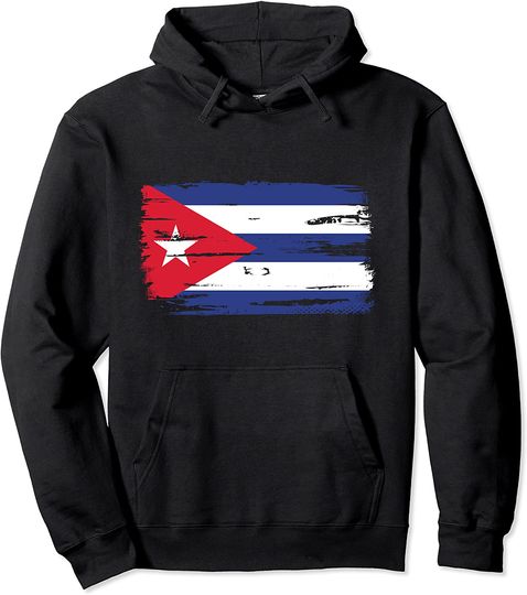 Cuban Flag Hoodie Pullover