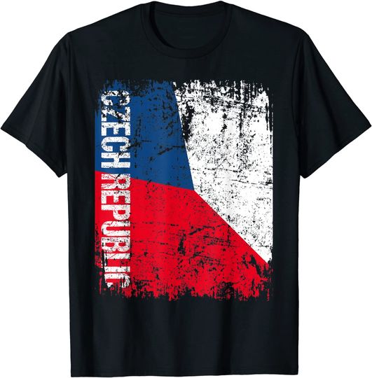 CZECH REPUBLIC Flag Vintage T-Shirt
