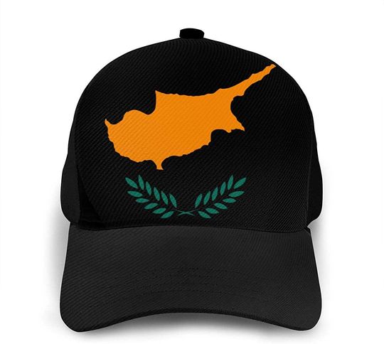 Classic Baseball Cap Cyprus Flag Men Women Golf Hats Adjustable Plain Cap