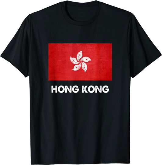 Hong Kong Flag T Shirt