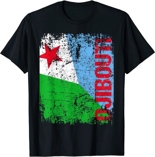 DJIBOUTI Flag Vintage T-Shirt