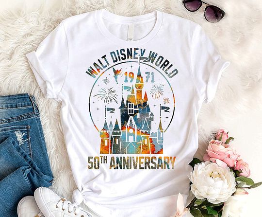 Disney 50th Anniversary WDW T Shirt