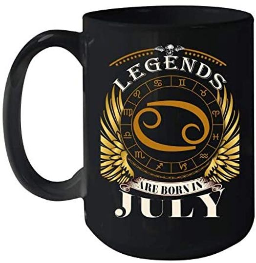 Legends Are Born In July Mug For Men Women Ceramic Mug