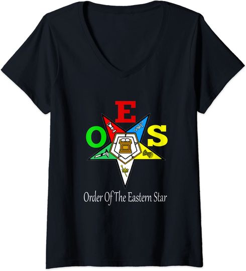 OES Order of the Eastern Star Logo Symbol T Shirt