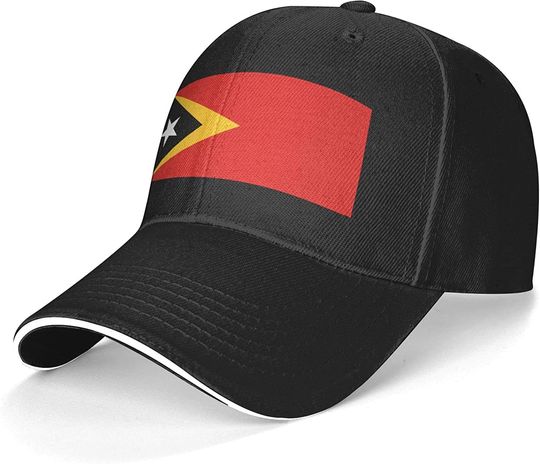 Night Butterfly Flag of East Timor Plain Baseball Cap