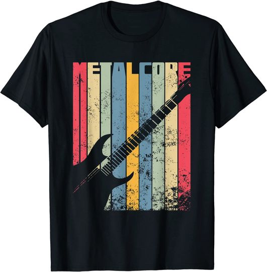 Vintage Metalcore Guitar Rock Music T Shirt