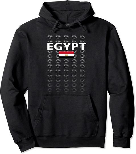 Egypt Football Fan Flag Pullover Hoodie