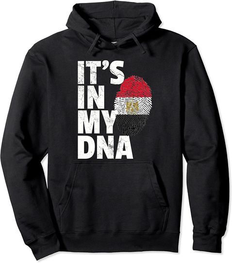 IT'S IN MY DNA Egypt Flag Pride National Roots Country Gift Pullover Hoodie