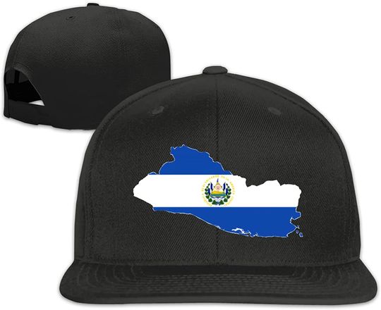 BANILEIHA El Salvador Flag map Rare Jeans Hats
