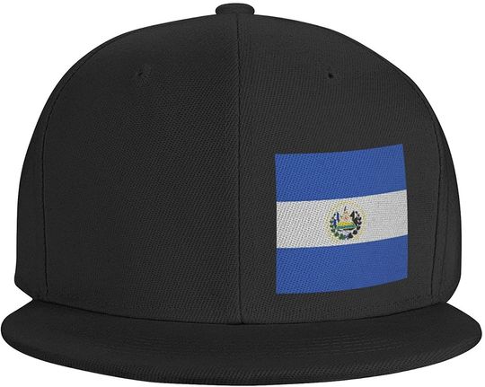 El Salvador Flag Adjustable Hat Duck Tongue Baseball Cap