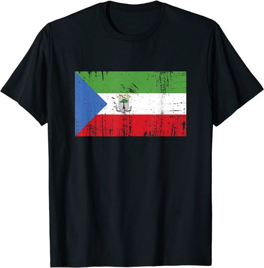 Equatorial Guinea Flag Gift Football T-Shirt