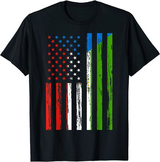 Equatorial Guinea Flag America US Gift Equatorial Guineans T-Shirt