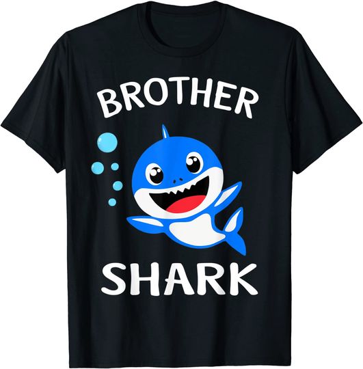 Brother Shark Gift - Cute Baby Shark Design Family Set T-Shirt