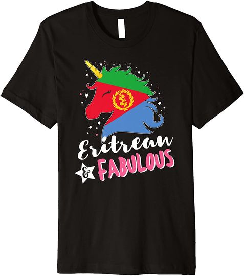 Eritrean Unicorn Eritrea Flag Premium T-Shirt