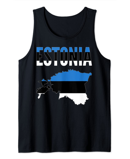 Estonian Gift Flag Tank Top