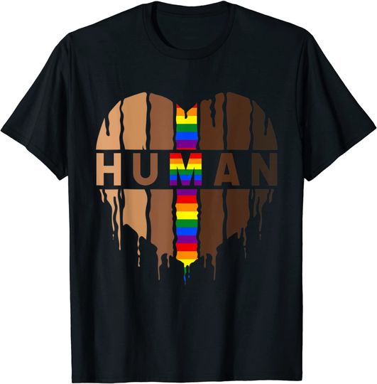 All-Inclusive Heart For BLM Racial Justice And Human Rights T-Shirt