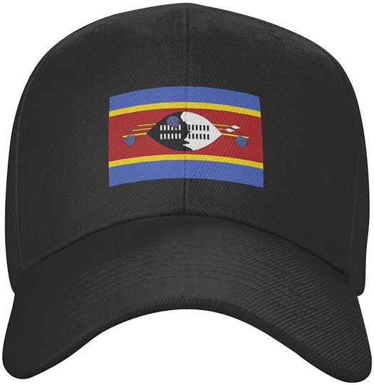 Flag of Eswatini Summer Sun Hat Unisex Baseball Cap